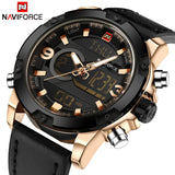 Man Watch Luxury Brand, Analog Digital, Leather Sports, Army Military, Quartz