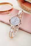 Woman Watch New Fashion Rhinestone  Luxury Brand Stainless Steel Bracelet
