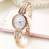 Woman Watch New Fashion Rhinestone  Luxury Brand Stainless Steel Bracelet