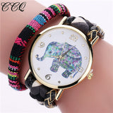 Woman Watch  Brand Handmade Braided Women Elephant Wrist