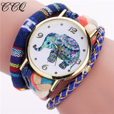 Woman Watch  Brand Handmade Braided Women Elephant Wrist
