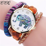 Woman Watch  Brand Handmade Braided Women Elephant Wrist