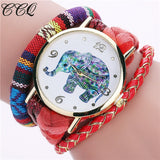 Woman Watch  Brand Handmade Braided Women Elephant Wrist