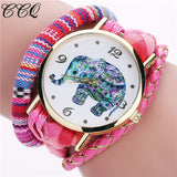 Woman Watch  Brand Handmade Braided Women Elephant Wrist