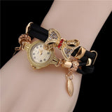 Woman Watch  Butterfly Retro Bracelet  Lovely Wedding Quartz Wrist  Colors Rhinestone Delicate