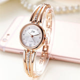 Woman Watch New Fashion Rhinestone  Luxury Brand Stainless Steel Bracelet