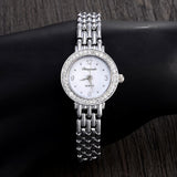 Woman Watch  New Elegant Luxury Quartz Fashion Casual  Carved Patterns Bracelet Relojes