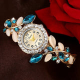 Woman Watch Colorful Crystal  Bracelet  Wristwatch Casual Gift Dress
