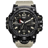 Man Watch Sports   Dual Display Analog Digital LED Electronic Quartz Wristwatches Waterproof