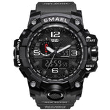 Man Watch Sports   Dual Display Analog Digital LED Electronic Quartz Wristwatches Waterproof