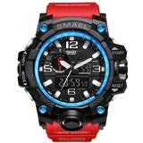 Man Watch Sports   Dual Display Analog Digital LED Electronic Quartz Wristwatches Waterproof