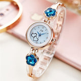 Woman Watch New Fashion Rhinestone  Luxury Stainless Steel Quartz