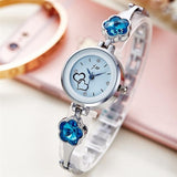 Woman Watch New Fashion Rhinestone  Luxury Stainless Steel Quartz