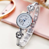 Woman Watch New Fashion Rhinestone  Luxury Stainless Steel Quartz