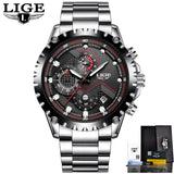 Man Watch Fashion Sport Quartz ,Top Brand Luxury Full Steel Business Waterproof
