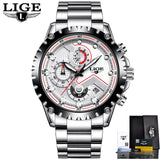 Man Watch Fashion Sport Quartz ,Top Brand Luxury Full Steel Business Waterproof