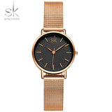 Woman Watch  Slim Sliver Mesh Stainless Steel Top Brand Luxury Casual