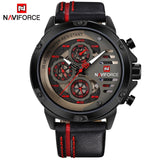 Man Watch, Top Brand Luxury Waterproof, 24 hour Date Quartz , Leather Sport,
