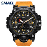 Man Watch  dual display  waterproof led sports