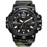 Man Watch  Military  50m Waterproof Wristwatch LED Quartz  Sport