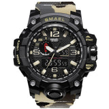 Man Watch  Military  50m Waterproof Wristwatch LED Quartz  Sport