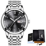 Man Watch  Fashion Sports Quartz Full Steel Gold Business Mens