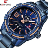Man Watch Top Brand  Luxury  Fashion Sports Quartz Date  Stainless Steel