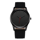 Man Watch, Fashion Large Dial Military Quartz, Leather Sport High Quality