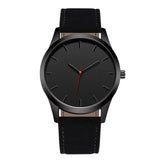 Man Watch, Fashion Large Dial Military Quartz, Leather Sport High Quality
