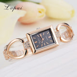 Woman Watch  Brand Luxury  Bracelet   Fashion   Dress Wristwatch   Quartz Sport Rose Gold