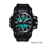 Man Watch Brand Digital LED  Shock Swim Quartz Rubber Wristwatches Waterproof