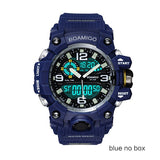 Man Watch Brand Digital LED  Shock Swim Quartz Rubber Wristwatches Waterproof