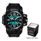 Man Watch Brand Digital LED  Shock Swim Quartz Rubber Wristwatches Waterproof