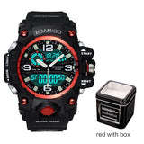 Man Watch Brand Digital LED  Shock Swim Quartz Rubber Wristwatches Waterproof