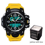 Man Watch Brand Digital LED  Shock Swim Quartz Rubber Wristwatches Waterproof