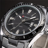 Man Watch Top Luxury Brand   Full Steel  Quartz   Analog Waterproof Sports Army Military