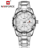 Man Watch Luxury Brand, Sport, Gold Full Steel Quartz, Date Waterproof, Military,