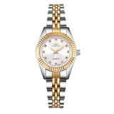 Woman Watch Golden & Silver Classic Quartz   Female Elegant  Luxury Gift