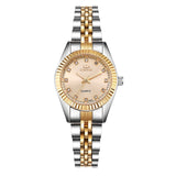Woman Watch Golden & Silver Classic Quartz   Female Elegant  Luxury Gift