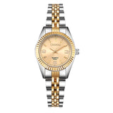 Woman Watch Golden & Silver Classic Quartz   Female Elegant  Luxury Gift