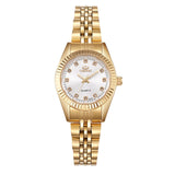 Woman Watch Golden & Silver Classic Quartz   Female Elegant  Luxury Gift