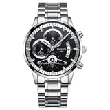 Man Watch Fashion Watches  Top Brand Luxury Stainless Steel Analog Quartz Wrist  Business