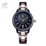 Woman Watch Rose Gold  Quartz  Ladies Top Brand Crystal Luxury Female Wrist
