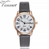 Woman Watch Simple Dial Wristwatches Casual Fashion Luxury Leather Strap Quartz