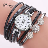 Woman Watch Bracelet Luxury Silver Crystal Clock Quartz   Fashion