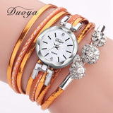 Woman Watch Bracelet Luxury Silver Crystal Clock Quartz   Fashion