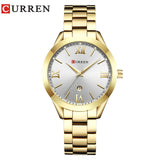 Woman Watch Gold  Creative Steel Women's Bracelet