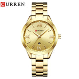Woman Watch Gold  Creative Steel Women's Bracelet