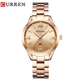 Woman Watch Gold  Creative Steel Women's Bracelet