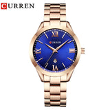Woman Watch Gold  Creative Steel Women's Bracelet